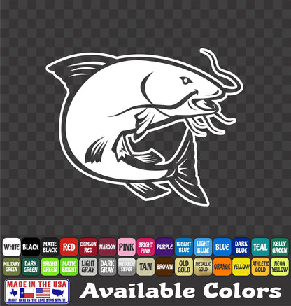 Catfish Noodling Vinyl Decal