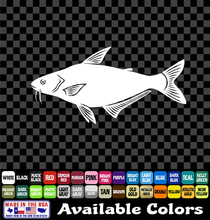 Catfish Noodling Hand Fishing Vinyl Decal