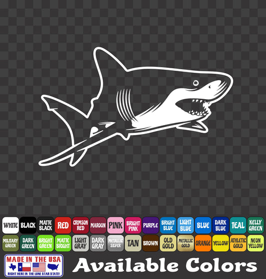 Shark Ocean Sea Life Vinyl Decal