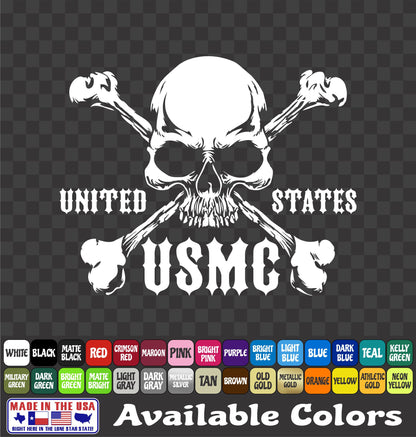 USMC Vinyl Decal
