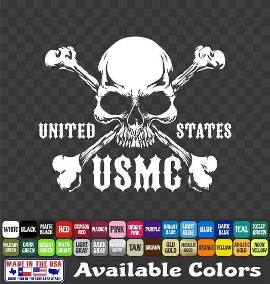 USMC Vinyl Decal
