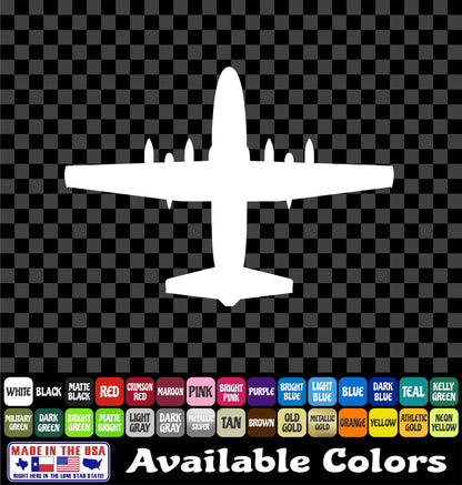 C-130 Hercules Decal – Military Cargo Aircraft Vinyl Sticker