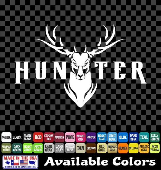 Hunter Sticker – Hunting Season Vinyl Decal