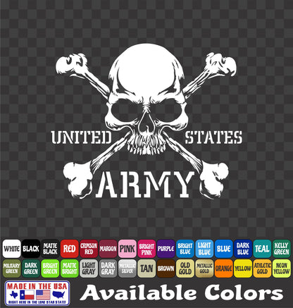 United States Army Vinyl Decal – Military Sticker