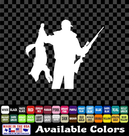 Coyote Hunting Sticker – Predator Varmint Hunter Vinyl Decal