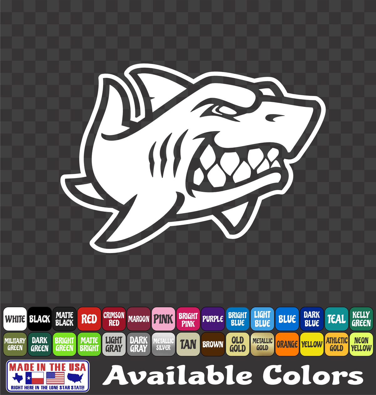 Shark Ocean Sea Life Vinyl Decal