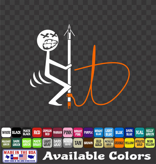 “Screw It” Bowfishing Vinyl Decal (2 color)