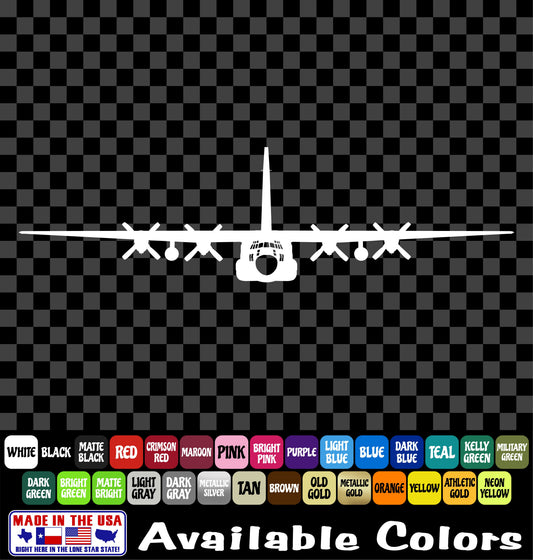 C-130 Hercules Decal – Military Cargo Aircraft Vinyl Sticker
