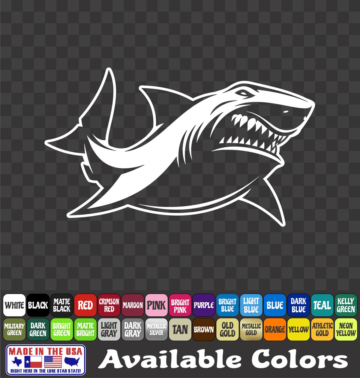 Shark Vinyl Sticker