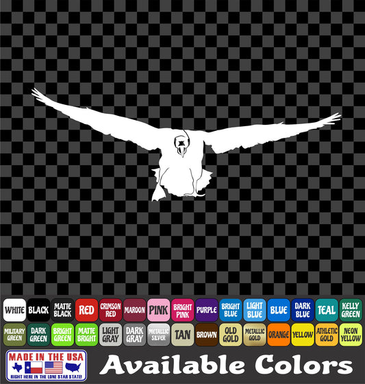 Geese Landing Sticker Goose Flying Waterfowl Vinyl Truck Window Decal