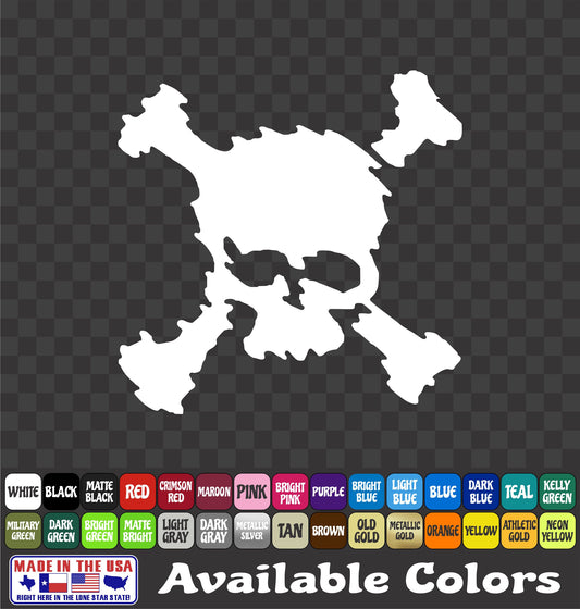 Scatter Skull Sticker Tactical Skull Vinyl Decal Car Truck Window