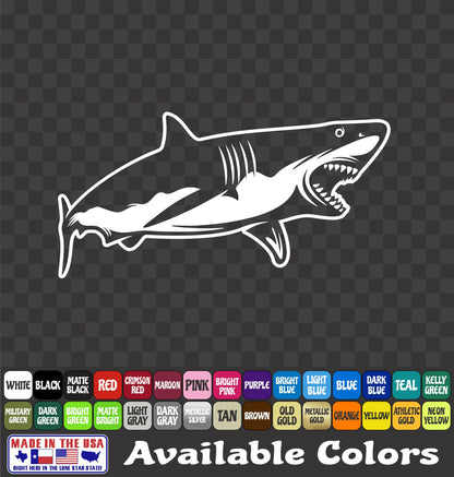 Shark Ocean Sea Life Vinyl Decal - Sticker