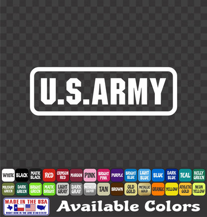US Army Vinyl Decal – Military United States Sticker
