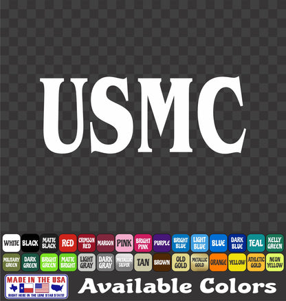 USMC Marine Corps Vinyl Decal – Marines Military Sticker