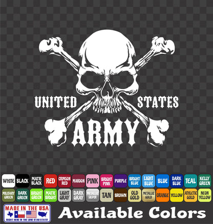 United States Army Vinyl Decal – Military Sticker