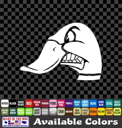 Duck Head Commander Hunter Sticker Vinyl Car Truck Window Decal