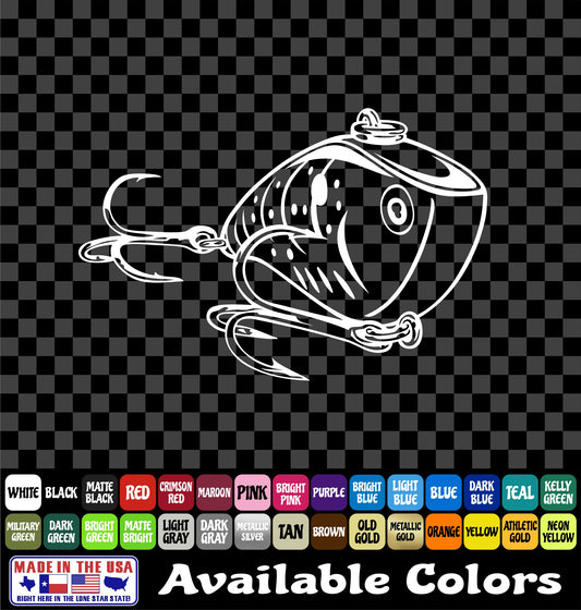 Rattle Trap Shad Fishing Lure Vinyl Decal – Bass Sticker