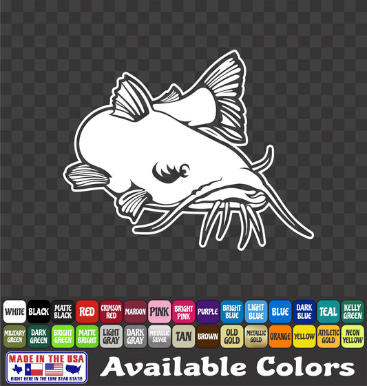 Catfish Noodling Hand Fish Vinyl Decal