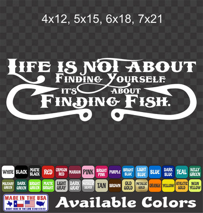 Fishing Quote Vinyl Decal