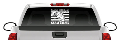 Make Your Lake Great Again Bowfishing Vinyl Decal – Carp Arrow Flag