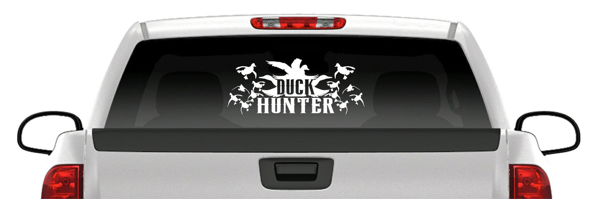 Duck Hunter Decal – Mallards Landing Flock Hunting Vinyl Sticker