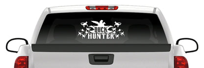 Duck Hunter Decal – Mallards Landing Flock Hunting Vinyl Sticker