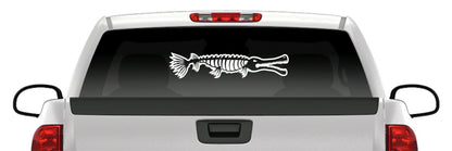 Alligator Gar Skeleton Outline Bowfishing Vinyl Decal – Hunter Design