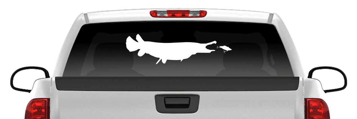 Alligator Gar Decal – Longnose Needlenose Fish Vinyl Sticker