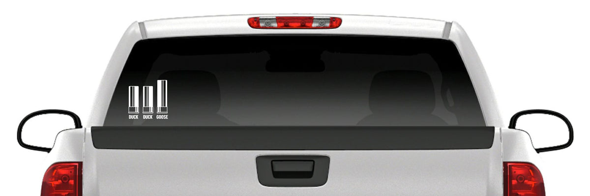 Duck Duck Goose Sticker Geese Shells Window Decals Truck Car