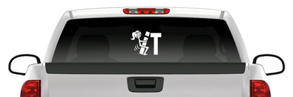 Screw-it Sticker Girl F-It Car Vinyl Decal