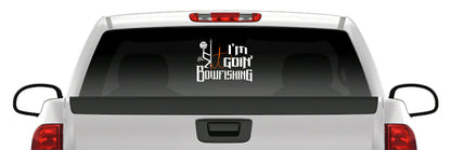 “Screw It, Going Bowfishing” Vinyl Decal (2 color)
