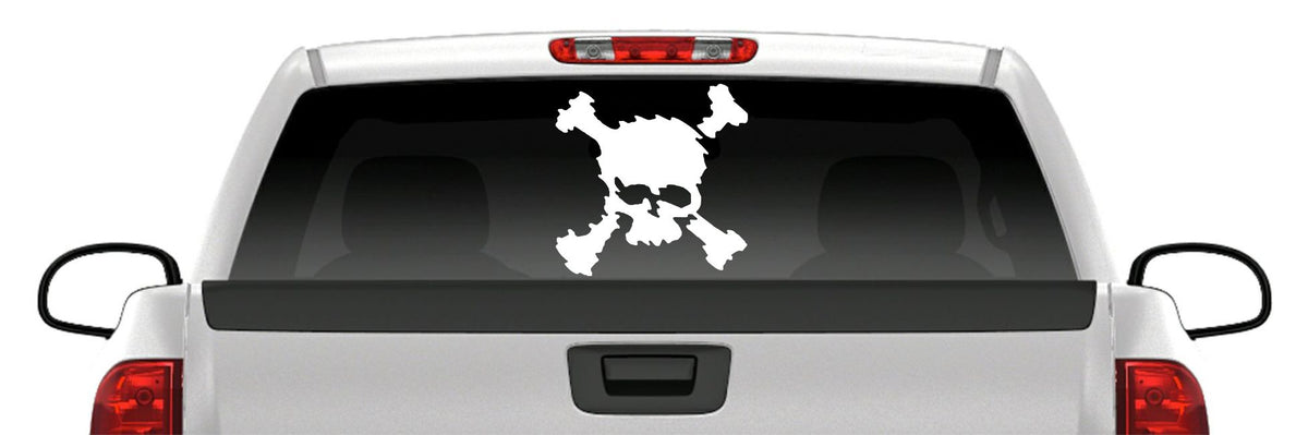 Scatter Skull Sticker Tactical Skull Vinyl Decal Car Truck Window