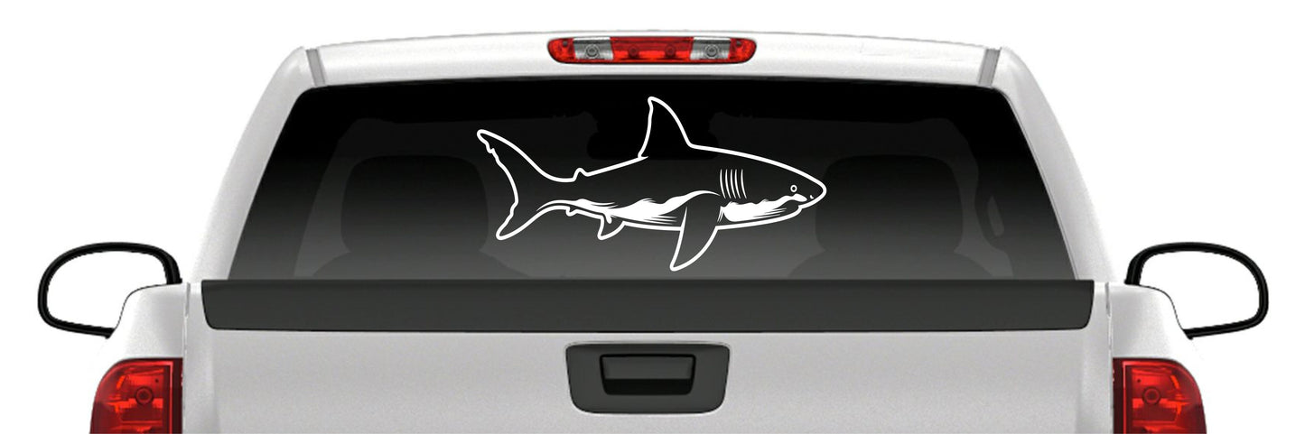 Shark Ocean Sea Life Vinyl Decal - Sticker
