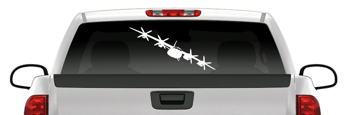 C-130 Hercules Sticker – Military Air Force Cargo Aircraft Vinyl Decal