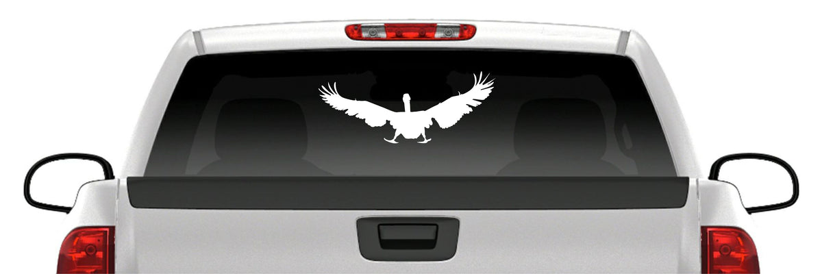 Geese Landing Flying Waterfowl Goose Vinyl Truck Window Decal