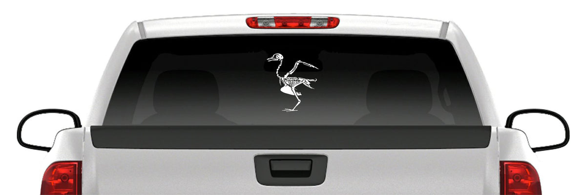 Bird Skeleton Duck Hunting Decal – Waterfowl Mallard Vinyl Sticker
