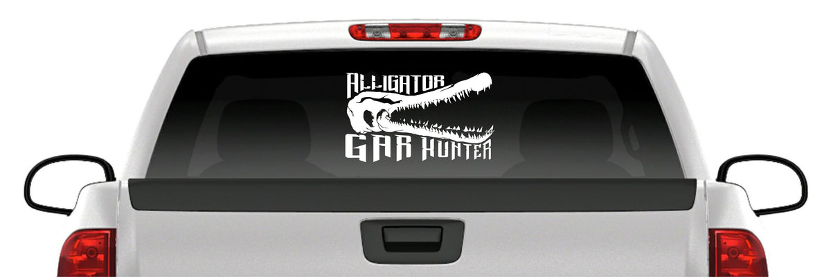 Alligator Gar Trophy Hunter Bowfishing Vinyl Decal
