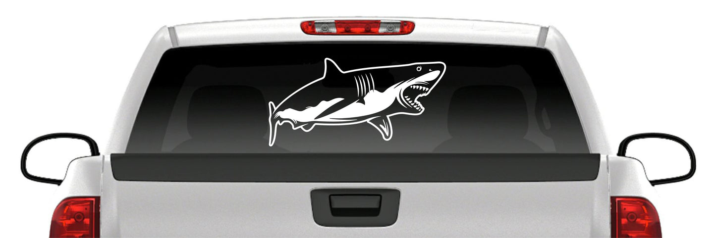 Shark Ocean Sea Life Vinyl Decal - Sticker