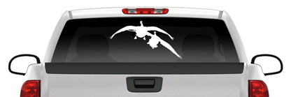 Geese Landing Sticker Flying Waterfowl Goose Vinyl Truck Window Decal