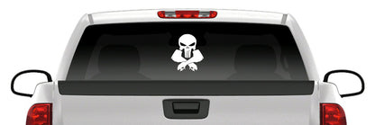 Jolly Roger Skull Sticker Skeleton Fishing Boat Vinyl Decal