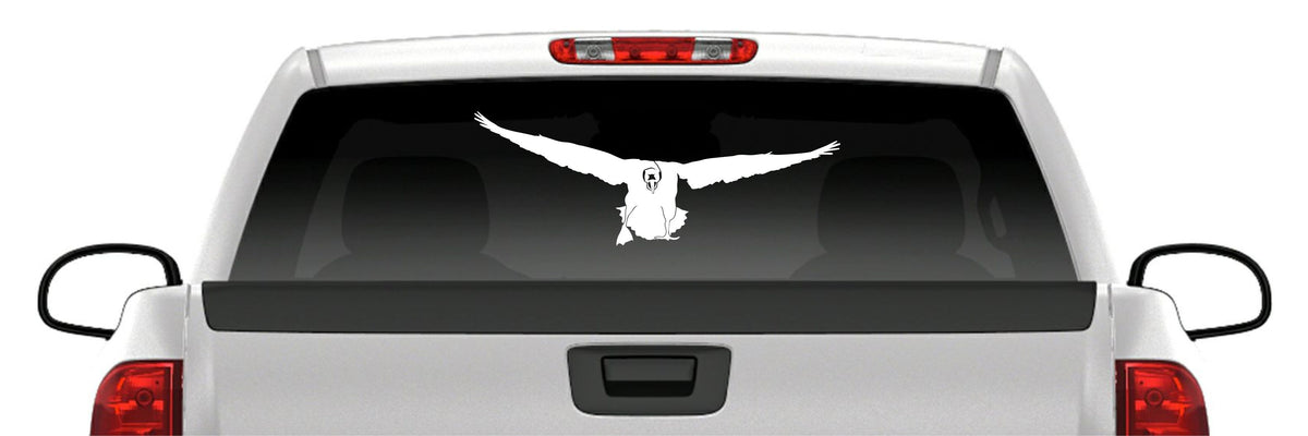 Geese Landing Sticker Goose Flying Waterfowl Vinyl Truck Window Decal
