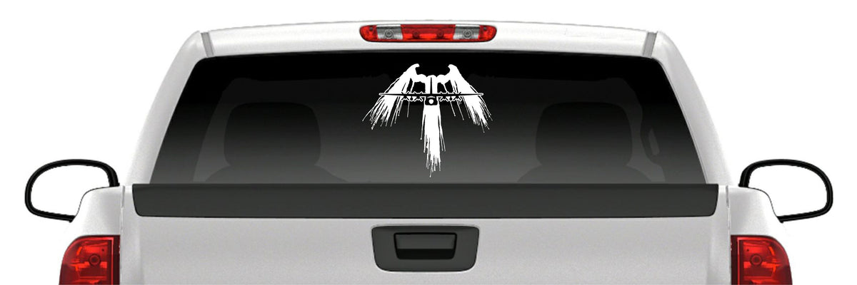 C-130 Angel Wings Sticker – Flare Drop Military Aircraft Vinyl Decal