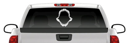 Shark Skeleton Jaws Vinyl Decal – Bite Attack Design
