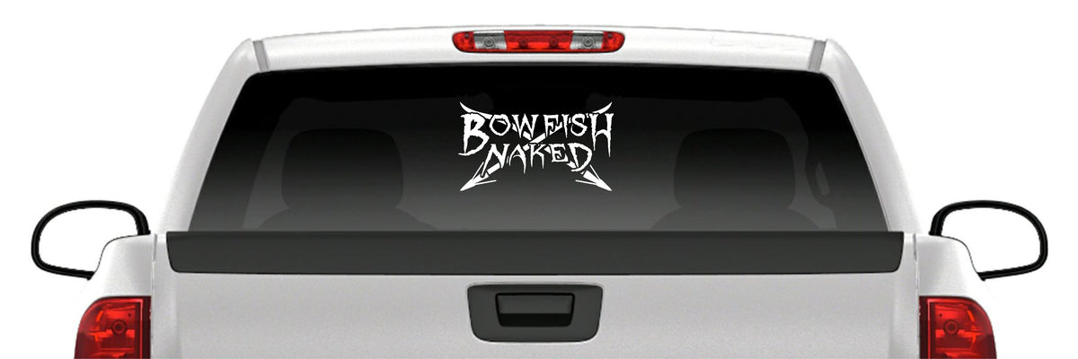 "Bow Fish Naked" Bowfishing Vinyl Decal – Bow & Arrow Fishing Sticker