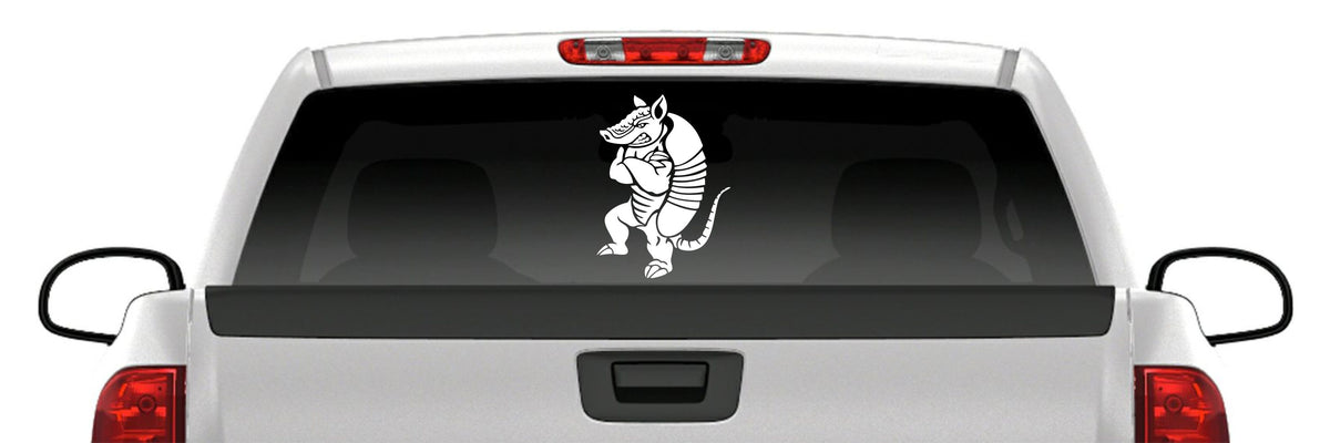 Armadillo Sticker Texas Wild Armored Animal Vinyl Decal Car Truck