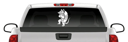 Armadillo Sticker Texas Wild Armored Animal Vinyl Decal Car Truck