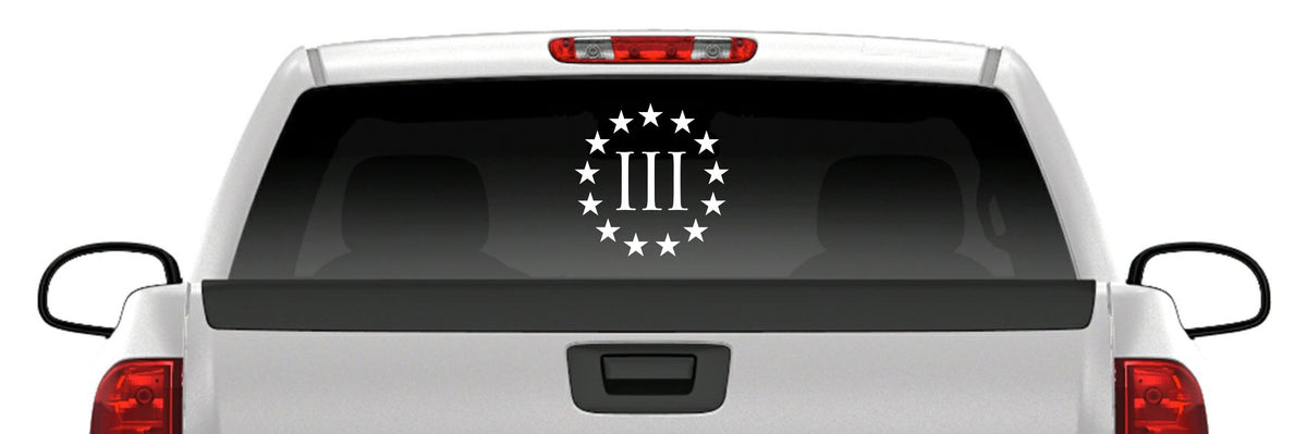 Patriot Vinyl Decal – American Sticker
