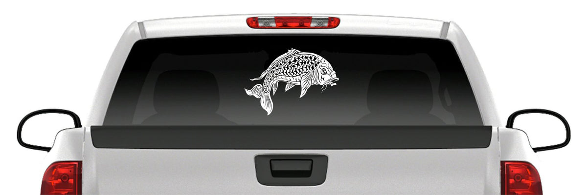 Patriotic Bowfishing Vinyl Decal – Carp Fishing Stars & Stripes