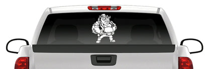Razorback Sticker – Tough Hog Pig Biker Vinyl Decal
