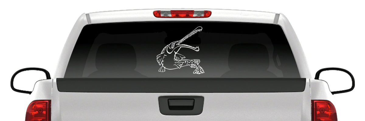 Longnose Gar Bowfishing Vinyl Decal